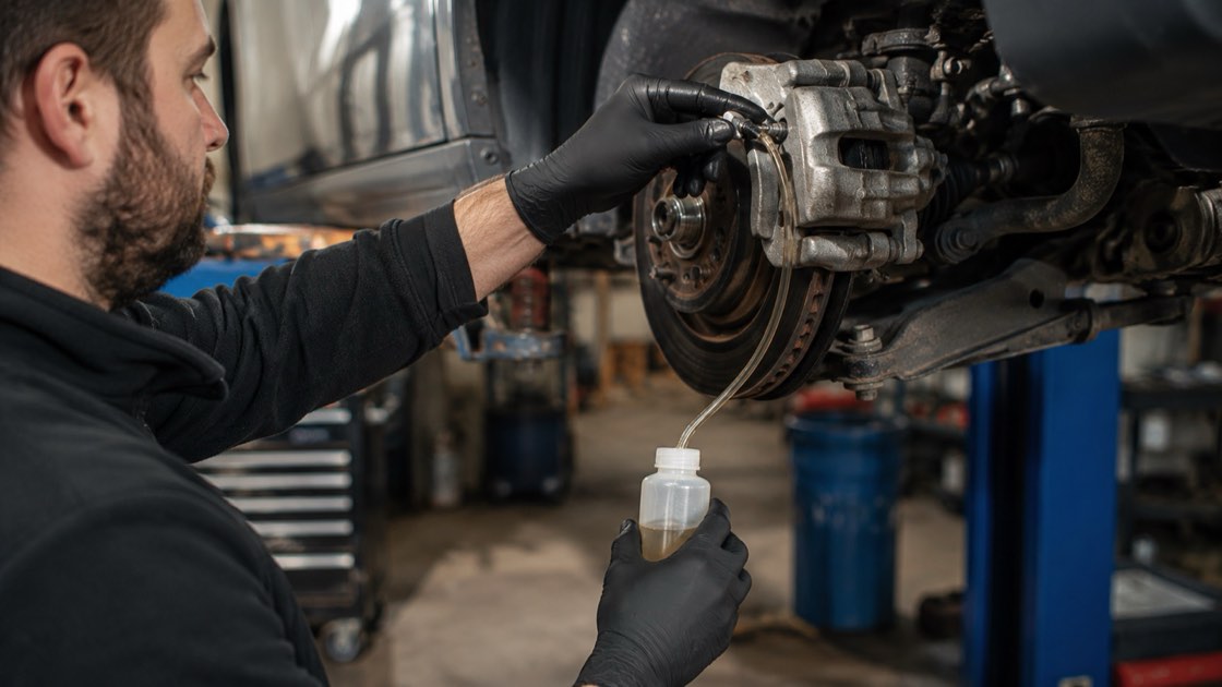 Why Your Brake Pedal Feels Soft or Spongy