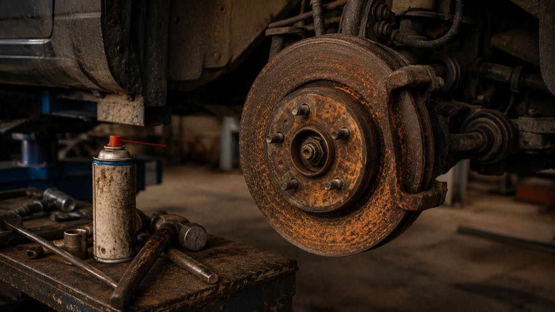 How to Remove a Stuck Brake Rotor (Without Breaking It)